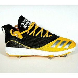 Adidas Men's Baseball Cleats Size 14 - Icon V Metal Yellow Black Shoes G28241